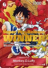 Monkey.D.Luffy Super Pre-Release Winner P-001 value