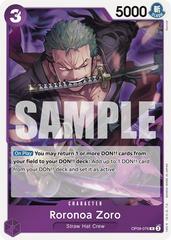 Roronoa Zoro Foil OP09-076 value