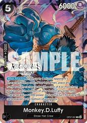 Monkey.D.Luffy Offline Regionals OP07-091 value