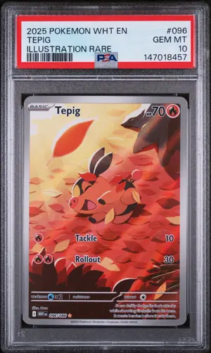 Tepig, PSA 10 GEM MINT