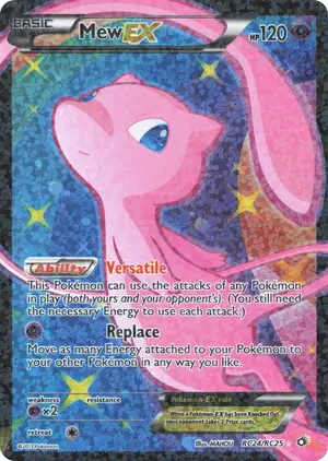 Mew EX (Full Art), Raw