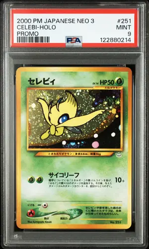 Celebi, PSA 9 MINT