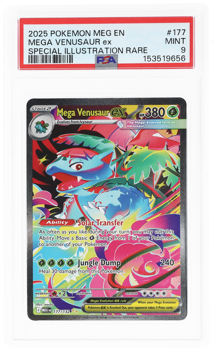 2025 Pokemon Mega Evolution Special Illustration Rare Mega Venusaur Ex #177