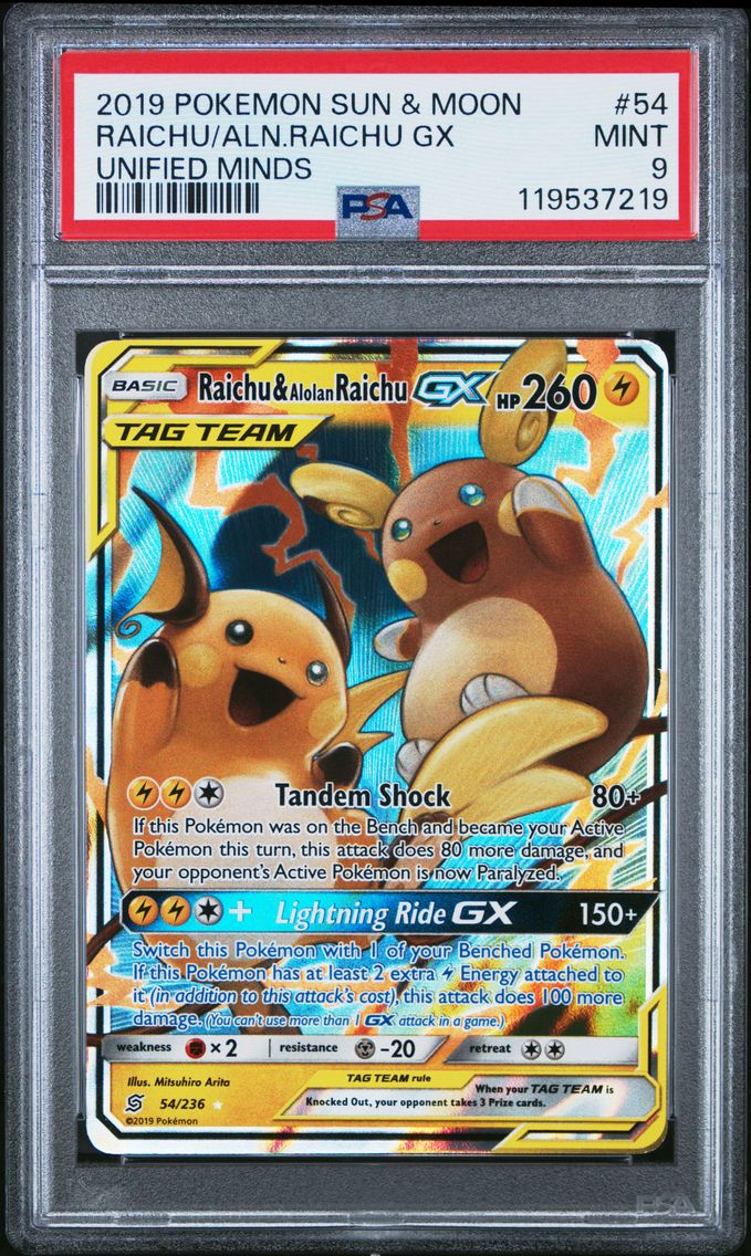 Raichu & Alolan Raichu GX