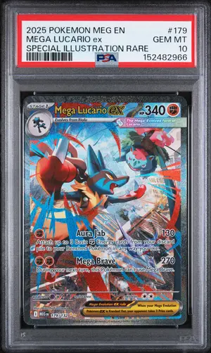 Mega Lucario Ex, PSA 10