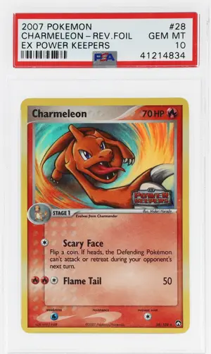 Charmeleon-Reverse Foil, PSA 10