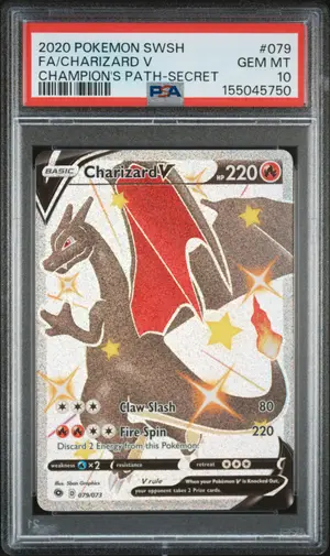 Charizard V, PSA 10 GEM MINT