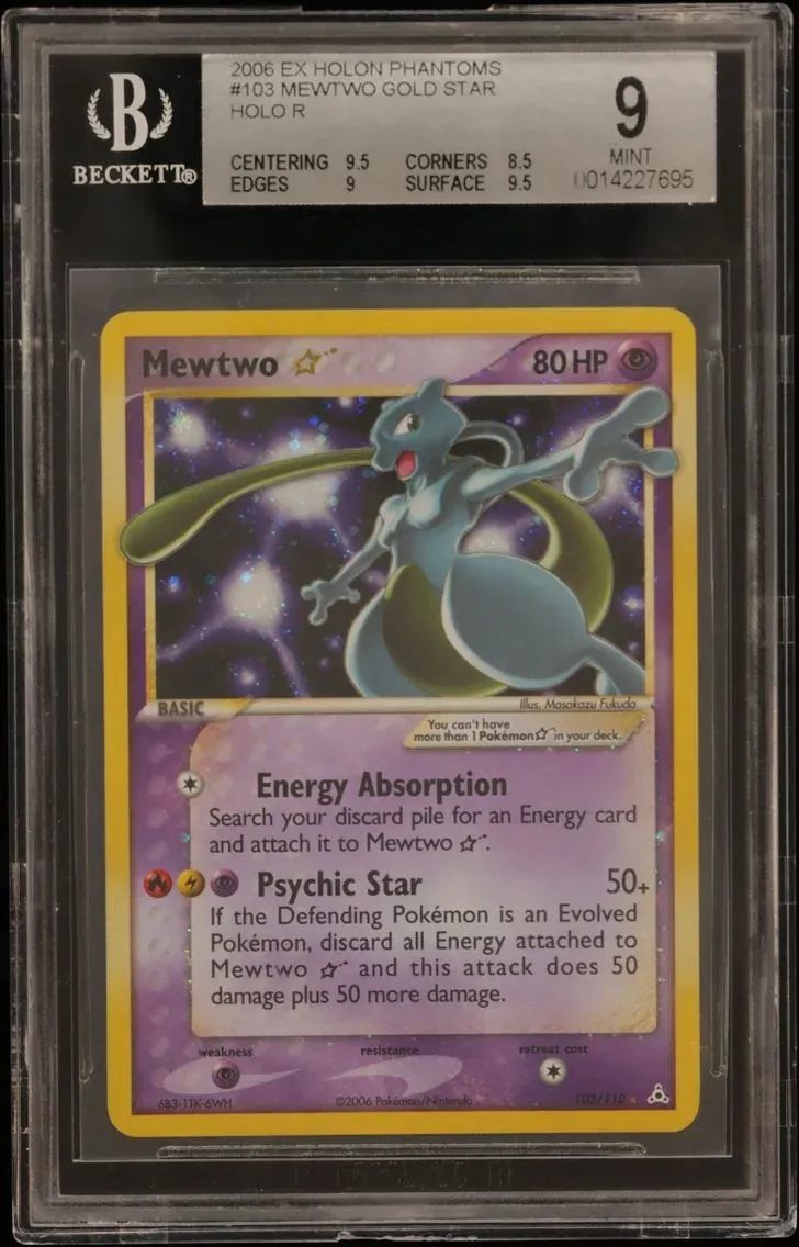 Mewtwo GOLD STAR R
