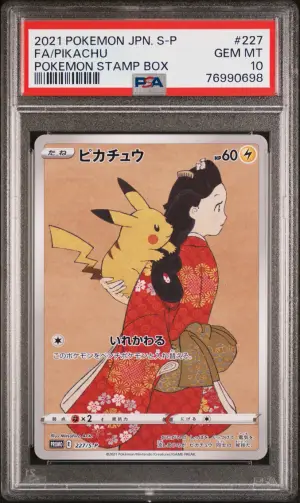 Full Art/Pikachu, PSA GEM-MT 10