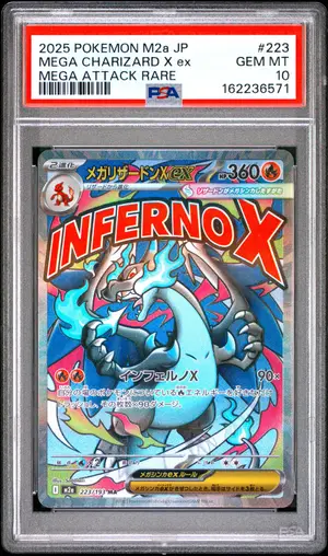 Mega Charizard X EX, PSA 10 GEM MINT