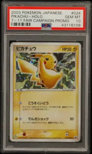 Pikachu-Holo, PSA GEM-MT 10