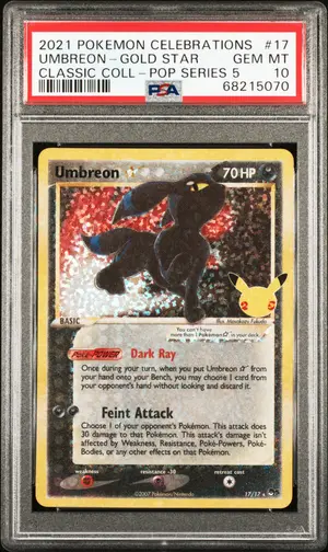 UMBREON-GOLD STAR, Graded