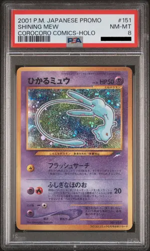 Shining Mew, PSA 8