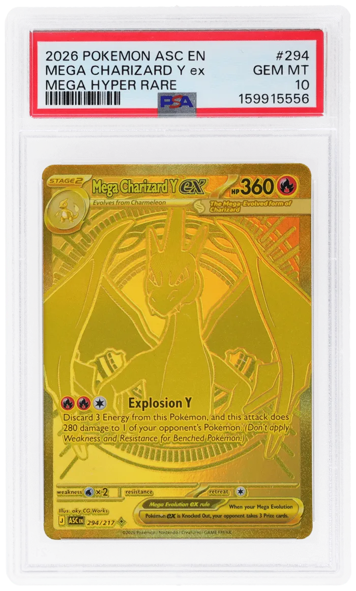 Mega Evolution Ascended Heroes Mega Hyper Rare Mega Charizard Y Ex #294