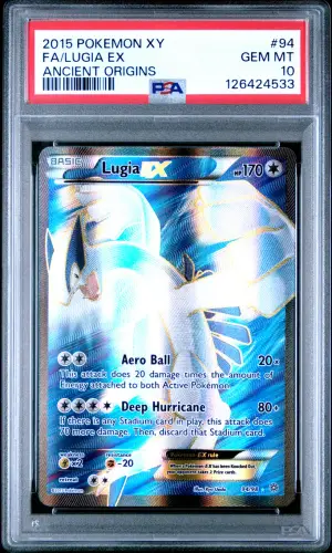 Full Art/Lugia EX, PSA GEM-MT 10