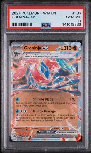 Greninja Ex #106, PSA 10