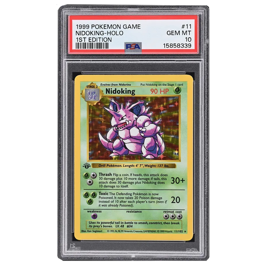 Nidoking- PSA 10 - 1999 Game #11