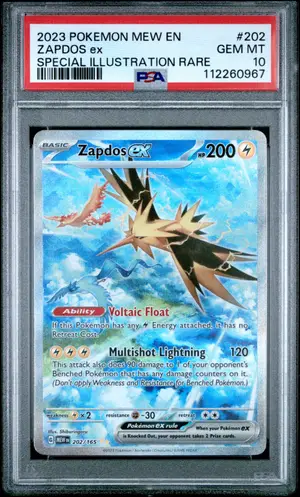 Zapdos EX, PSA 10 GEM MINT