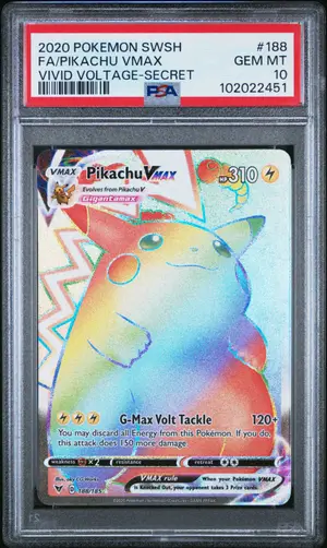 Pikachu Vmax, PSA 10 GEM MINT