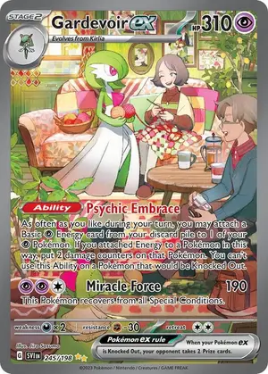 Gardevoir ex - 245/198, Raw