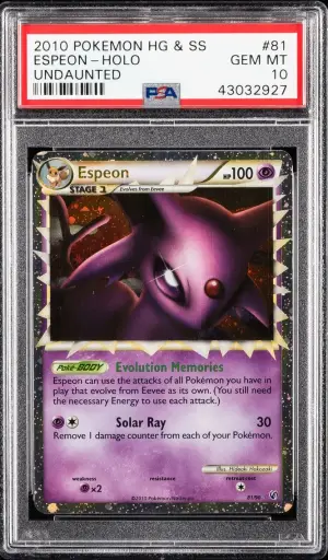 Espeon-Holo, PSA 10
