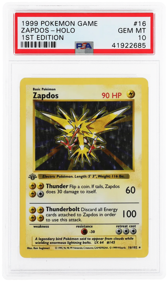 Base Set Zapdos #16