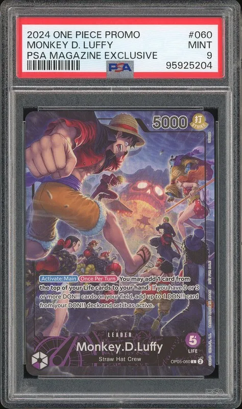 One Piece Monkey D. Luffy #OP05-060 Awakening of the New Era Promo
