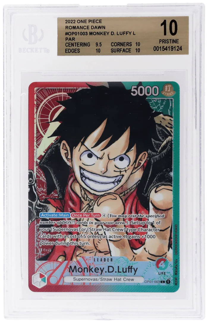 One Piece Romance Dawn Alternate Art Monkey D. Luffy #OP01-003