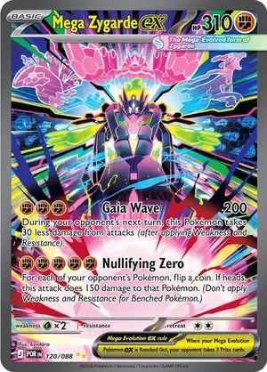 Mega Zygarde ex - 120/088, Raw