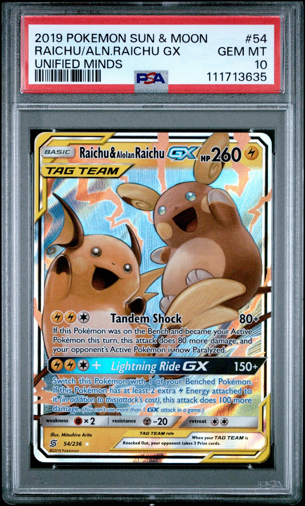 Raichu & Alolan Raichu GX