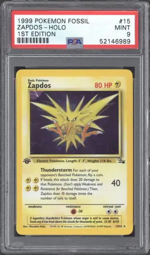 Zapdos, PSA 9 MINT
