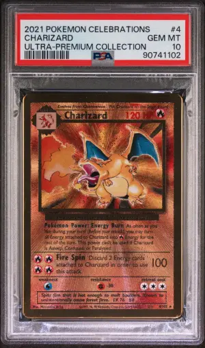 Charizard, PSA GEM-MT 10