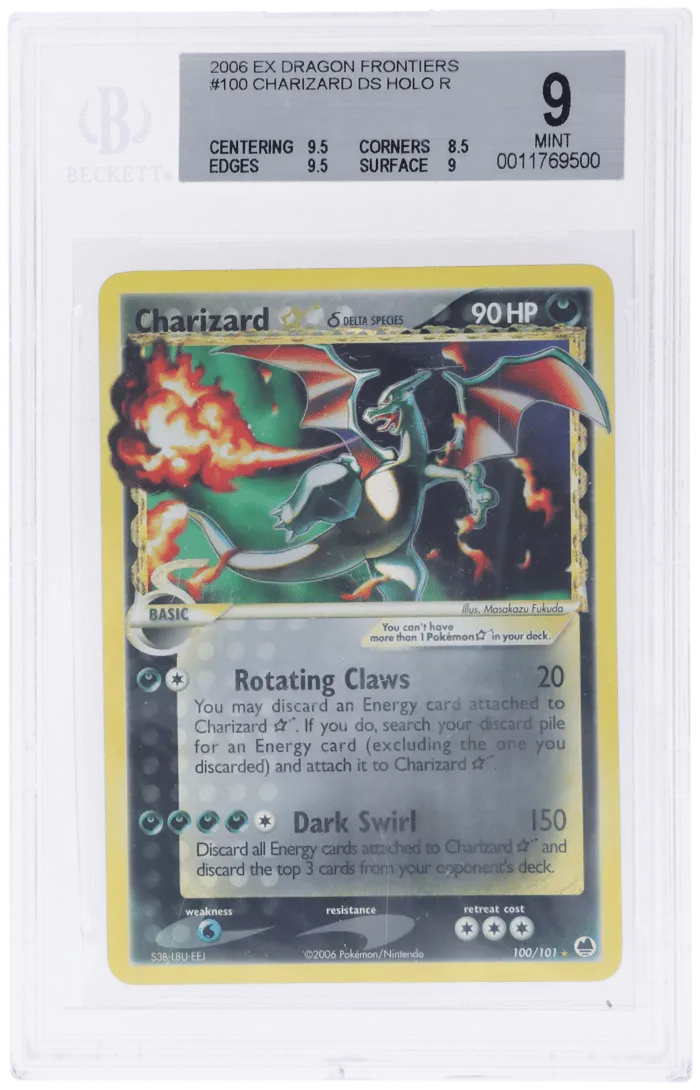 Ex Dragon Frontiers Charizard Gold Star #100