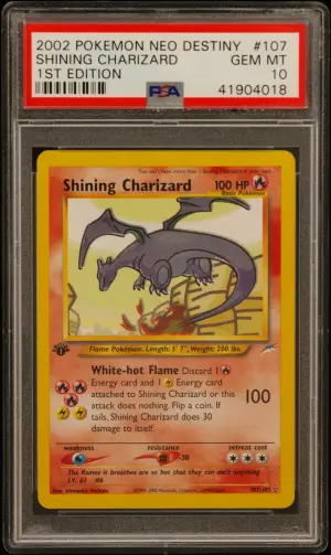 Shining Charizard, PSA 10
