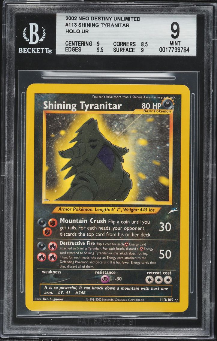 Shining Tyranitar HOLO R