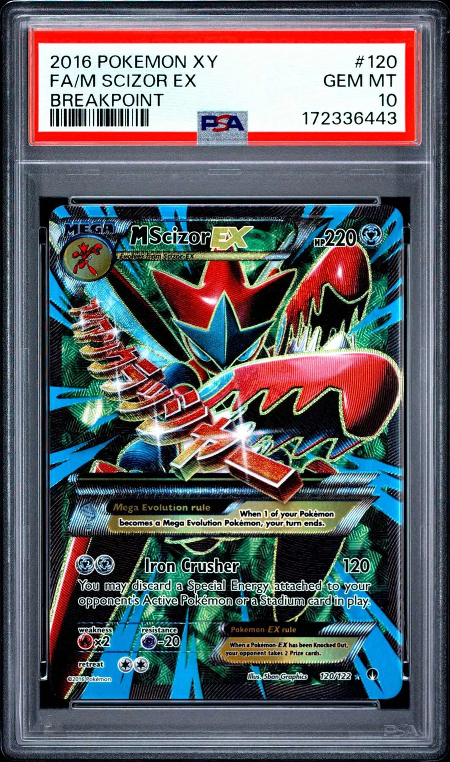 M Scizor Ex Breakpoint #120