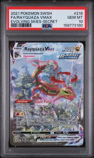 Rayquaza Vmax, PSA 10 GEM MINT