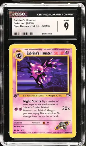 Sabrina's Haunter, CGC 9 MINT