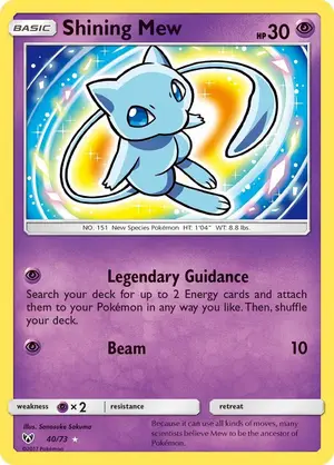 Shining Mew, Raw