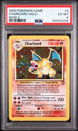 Charizard, PSA 6 EX-MT