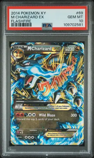 M Charizard EX, PSA 10 GEM MINT