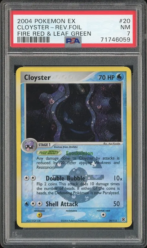 EX FireRed & LeafGreen Cloyster #20 Reverse Foil