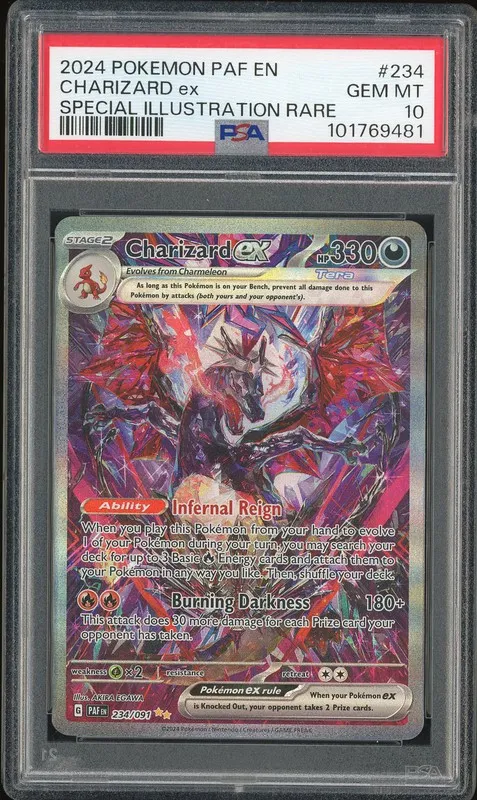 Paldean Fates Special Illustration Rare Charizard ex #234
