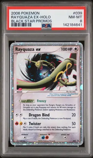 Rayquaza EX-Holo, PSA NM-MT 8