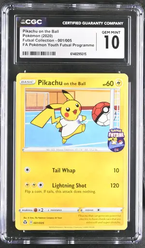 Pikachu on the Ball, CGC 10 GEM MINT