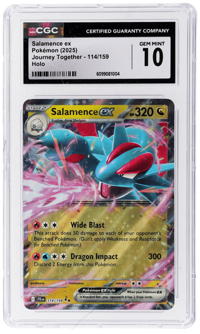 2025 Pokemon Scarlet and Violet Journey Together Salamence Ex #114