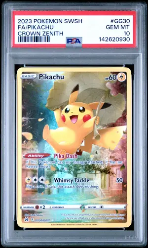 Pikachu, PSA 10 GEM MINT
