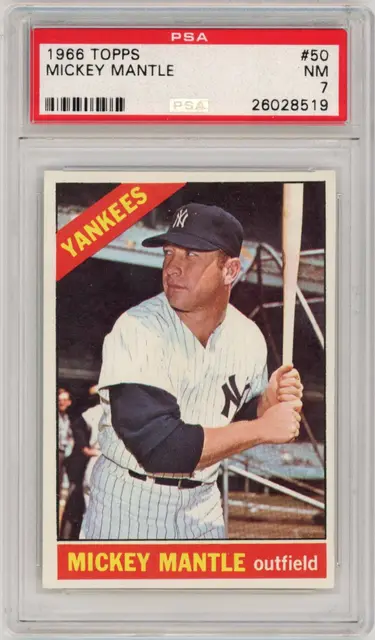 Mickey Mantle, PSA 7