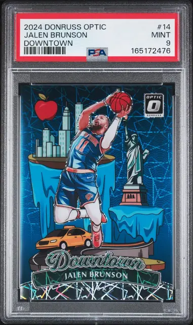 Jalen Brunson #14, PSA 9