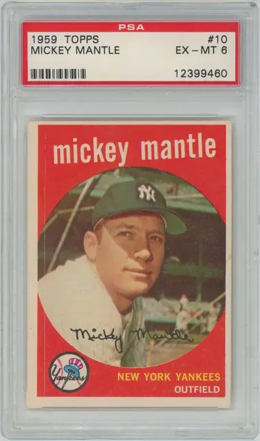 Mickey Mantle, PSA 6